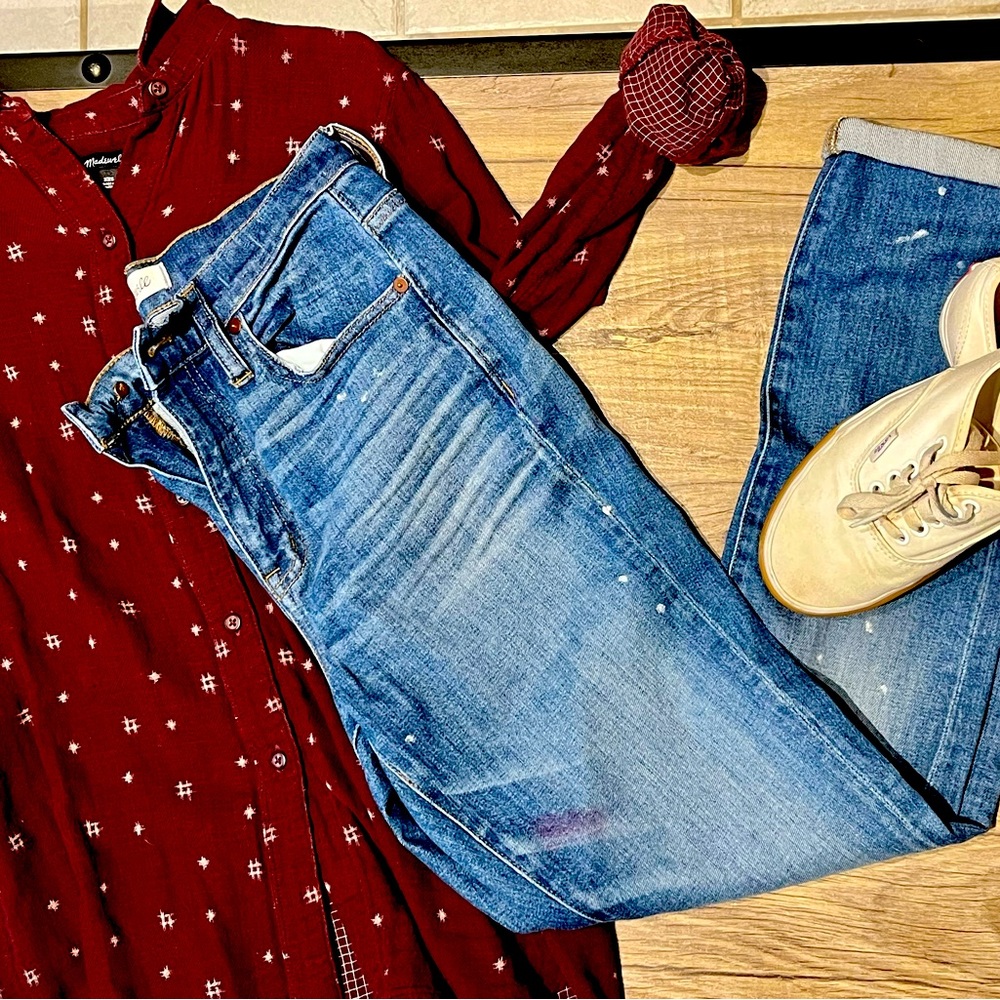 Madewell High Rise Slim Boy Jean
